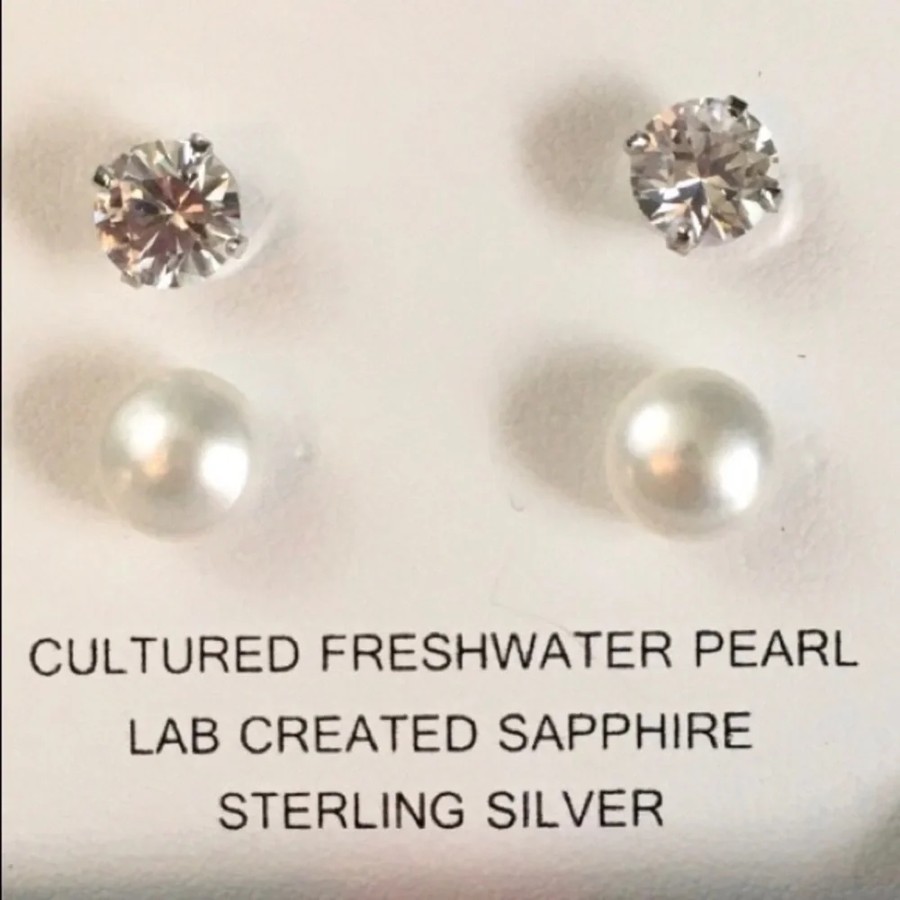 Sterling Silver Earrings - Picture 1 of 4